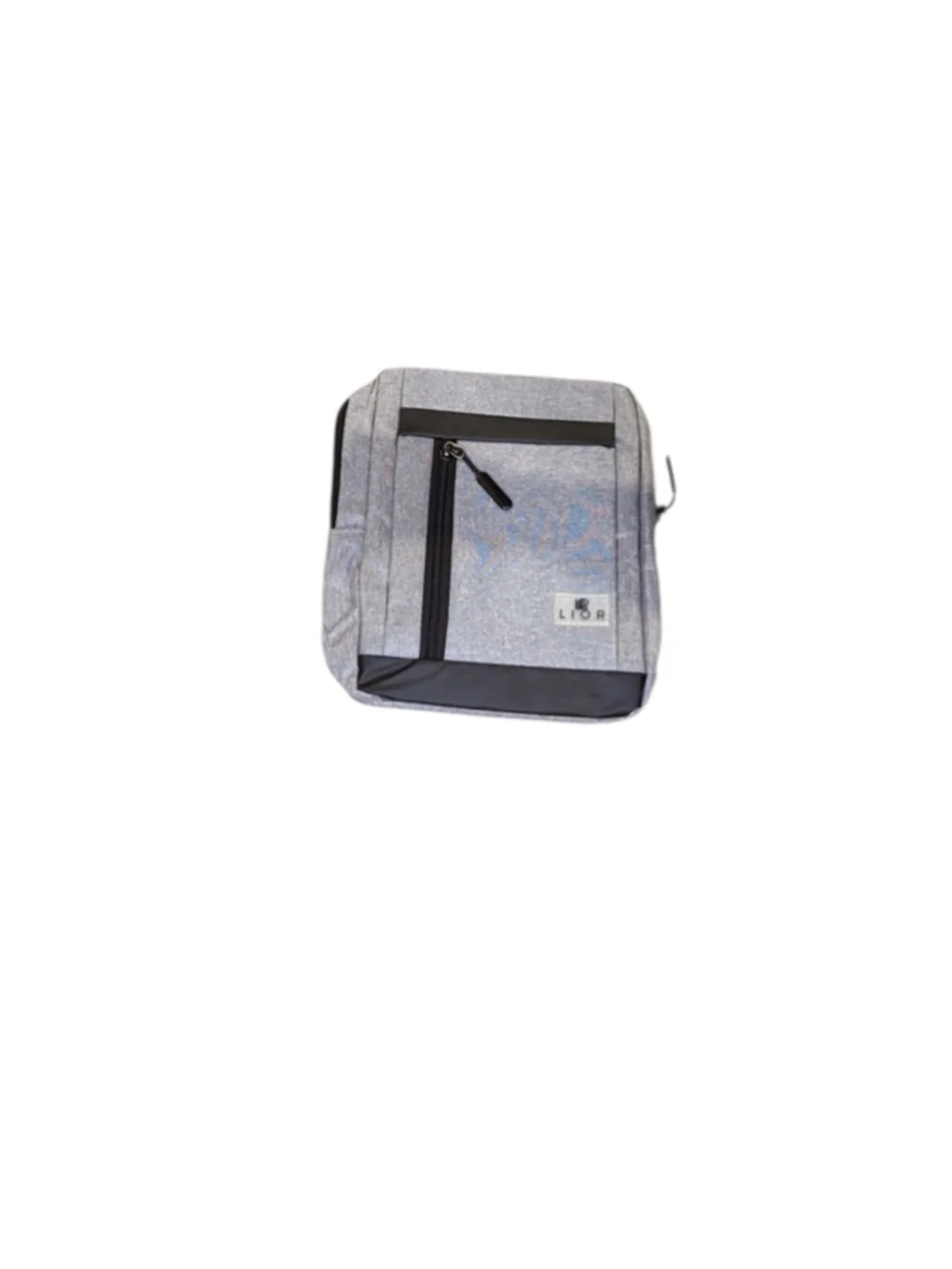 Lior crossbody bag with usb connector gray